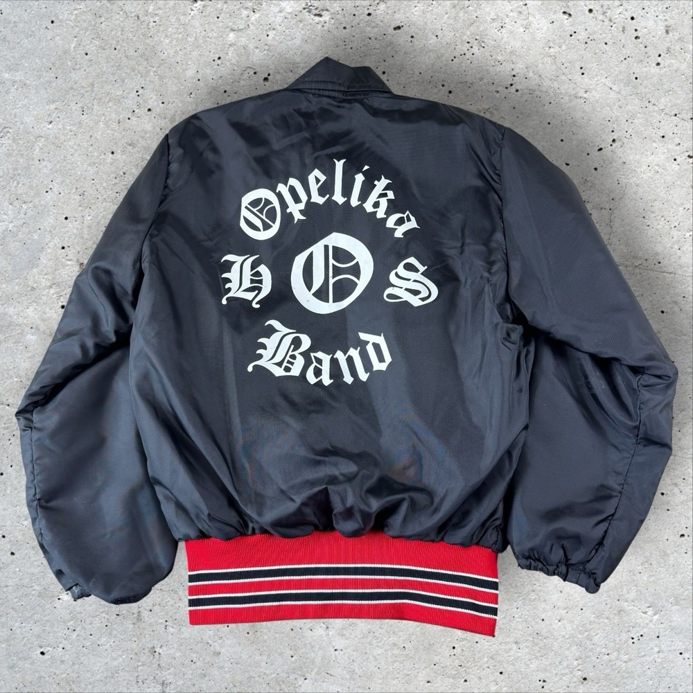 Vintage Neff Opelika Band Varsity Jacket Adult Small 70s 80s Nylon